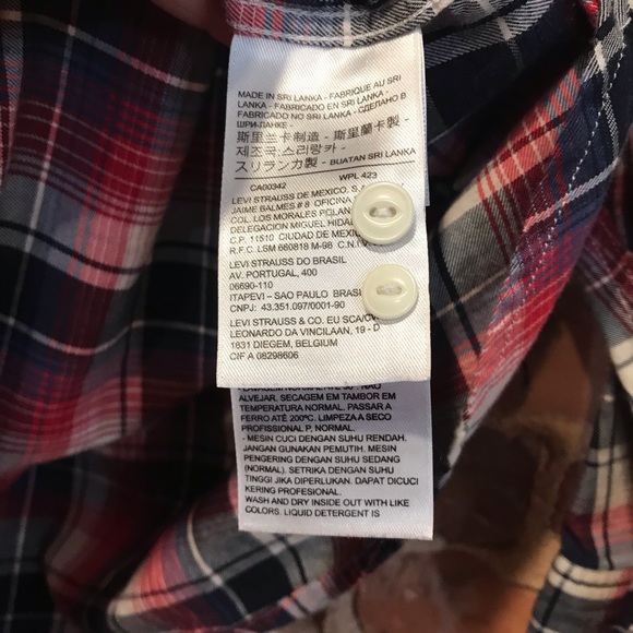 Levi's Women's Workwear Boyfriend Shirt 2X - Picture 5 of 8